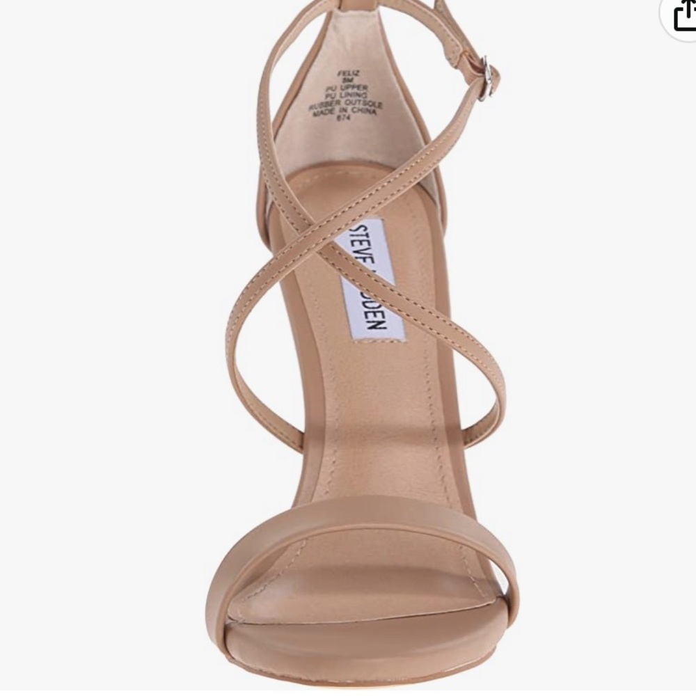 Steve Madden nude strappy sandals